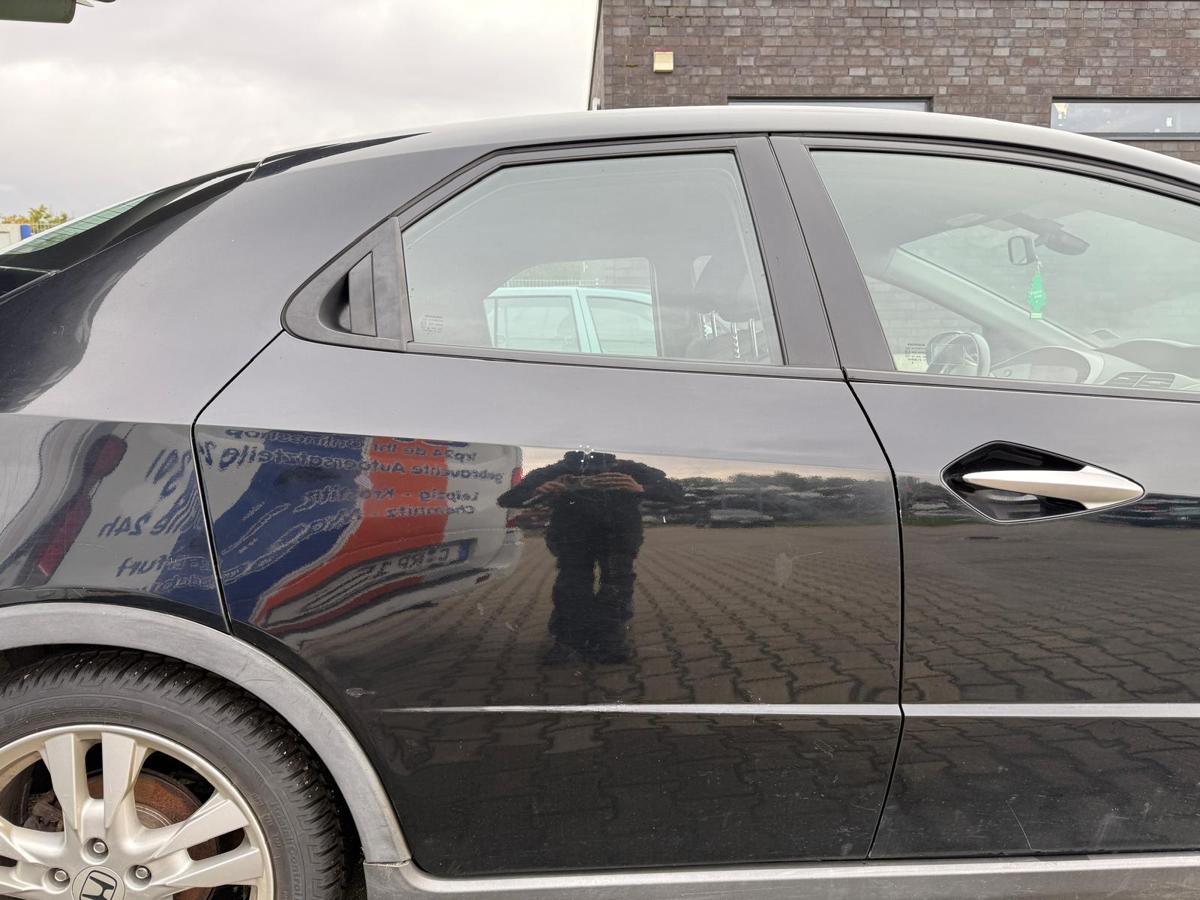 Honda Civic FK2 VIII original Tür hinten rechts B92P Nighthawk Black Rohbau BJ09